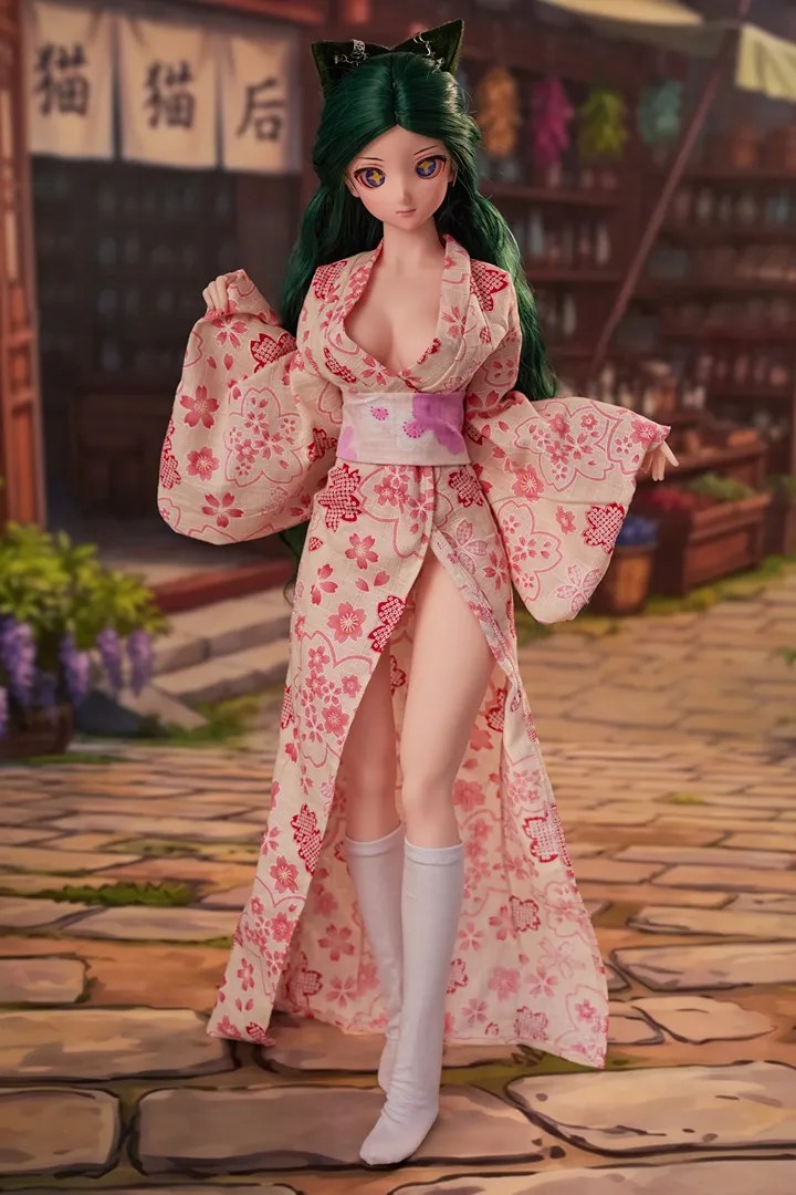 60cm (1ft12) N/A Mini Hybrid Silicone Body + Vinyl Head Sex Doll J60cm Momo